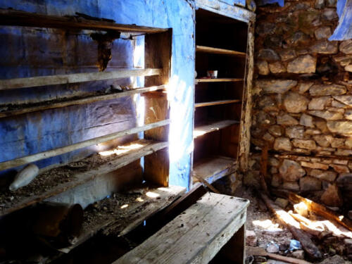 Εσωτερικό ερειπωμένης οικία στην Παλιά Βίνιανη © Γρηγόρης Αντωνίου